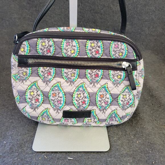 Vera Bradley Handbags - Vera Bradley Iconic Little Crossbody Purse Paisley Stripes
